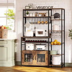 47,2 pollici in Bakers Rack con presa di corrente Coffee Bar con mobiletto