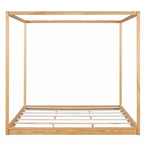 Letto a baldacchino con piattaforma King Size e gambe di supporto