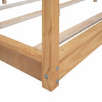Letto a baldacchino con piattaforma King Size e gambe di supporto