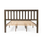 Letto a piattaforma in legno di acacia, Queen Size