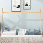 Letto a pavimento da tenda con struttura triangolare