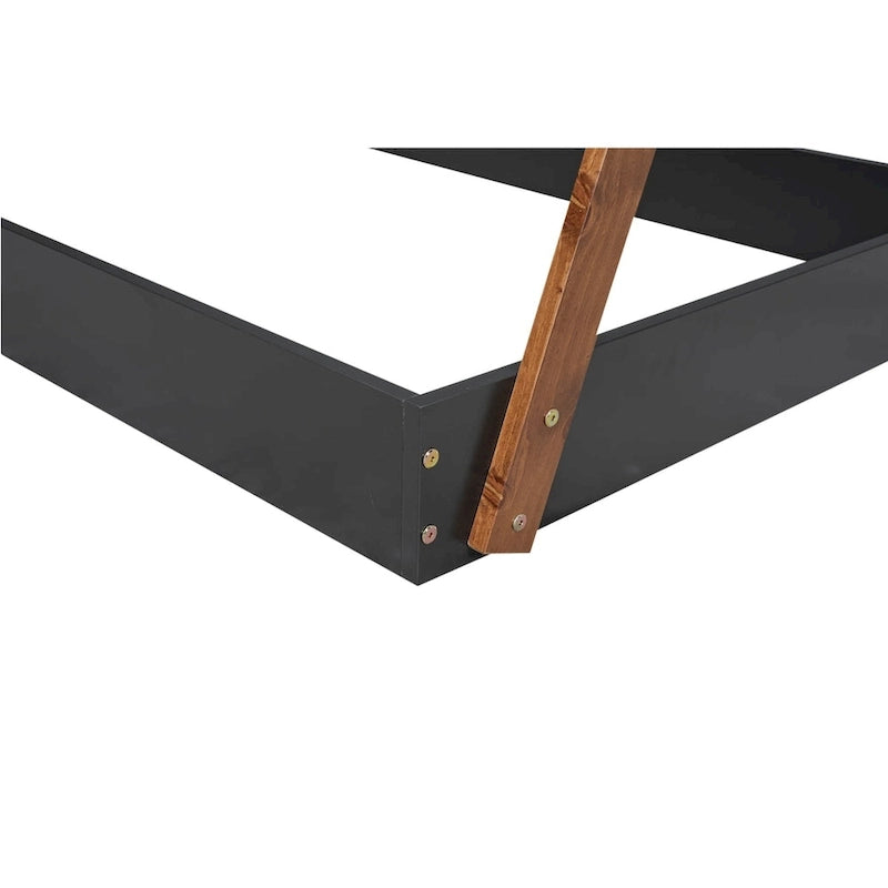 Letto a pavimento da tenda con struttura triangolare