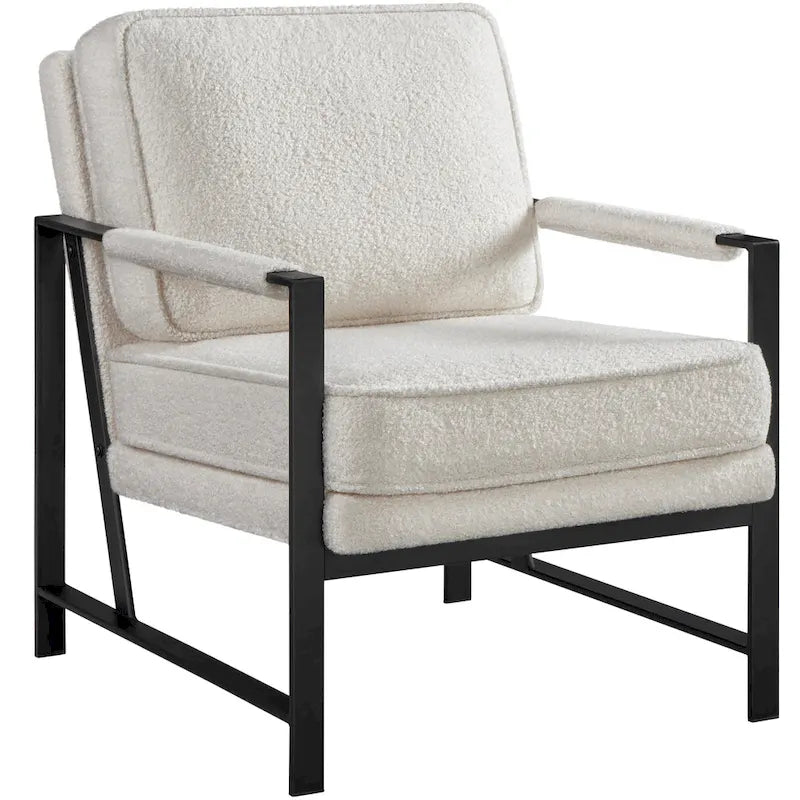 Poltrona di design retrò in similpelle