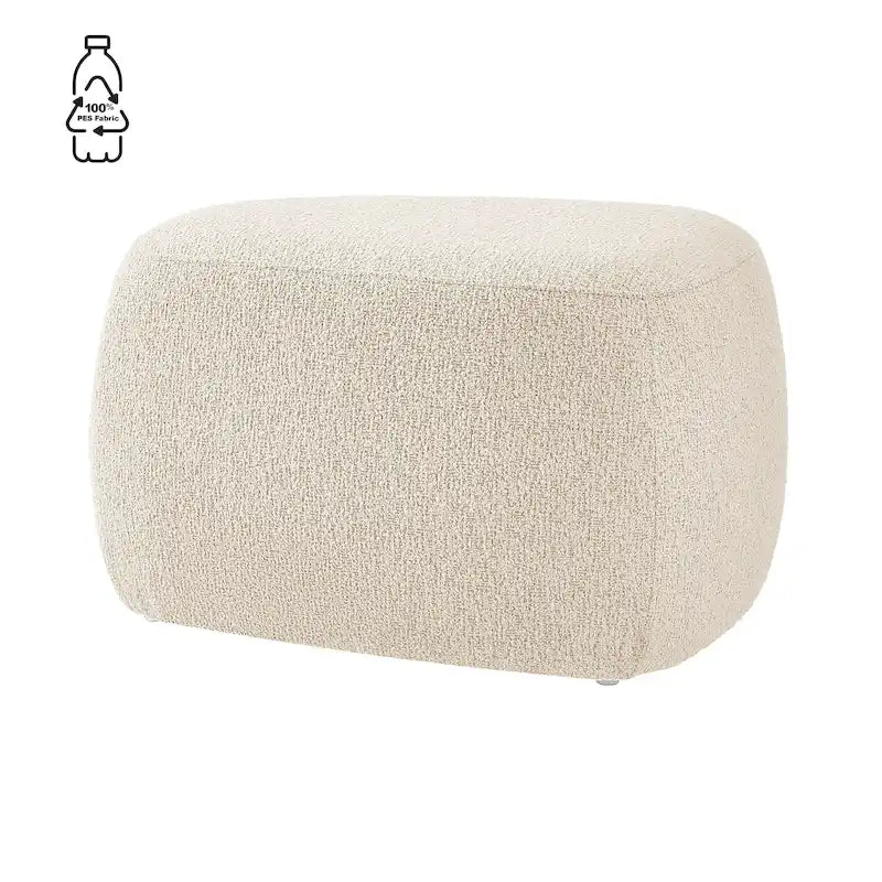 Carlese Boucle Ottoman