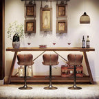Sgabelli da Bar Altezza Bancone, Confezione da 2, Altezza Seduta 66 cm, Sgabelli da Bar Imbottiti