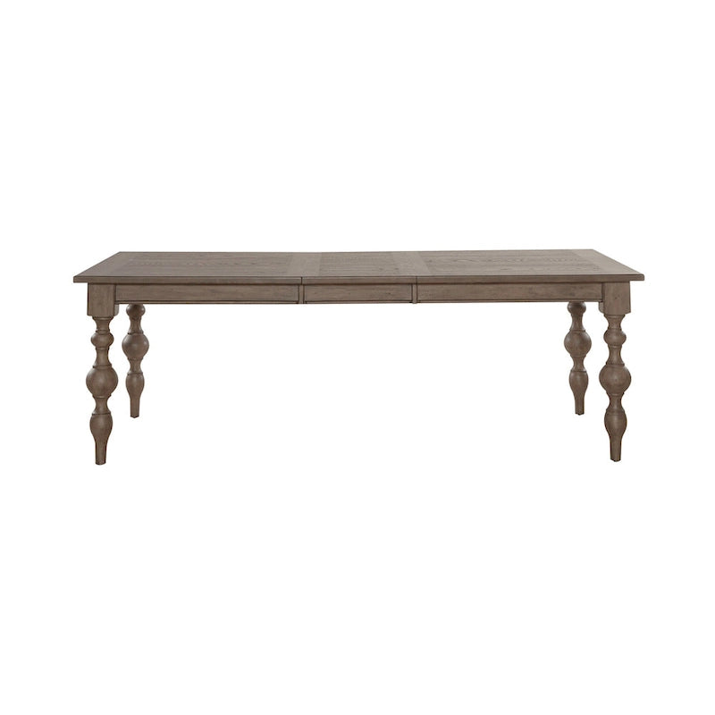 Tavolo rettangolare Americana Farmhouse Dusty Taupe 7 pezzi