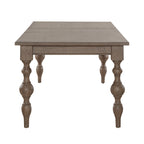 Tavolo rettangolare Americana Farmhouse Dusty Taupe 7 pezzi