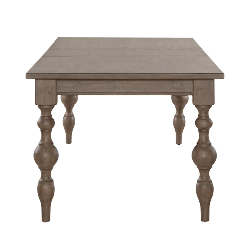 Tavolo rettangolare Americana Farmhouse Dusty Taupe 7 pezzi