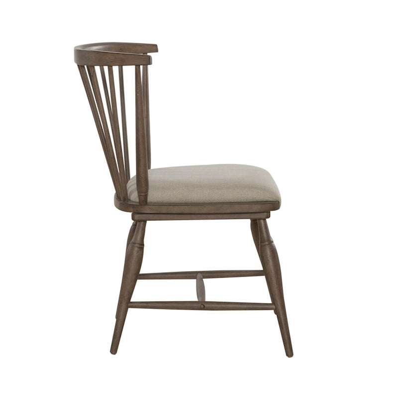 Tavolo rettangolare Americana Farmhouse Dusty Taupe 7 pezzi