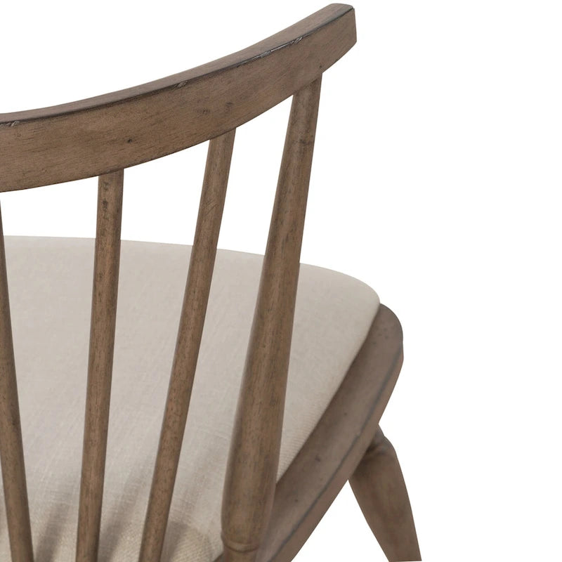 Tavolo rettangolare Americana Farmhouse Dusty Taupe 7 pezzi