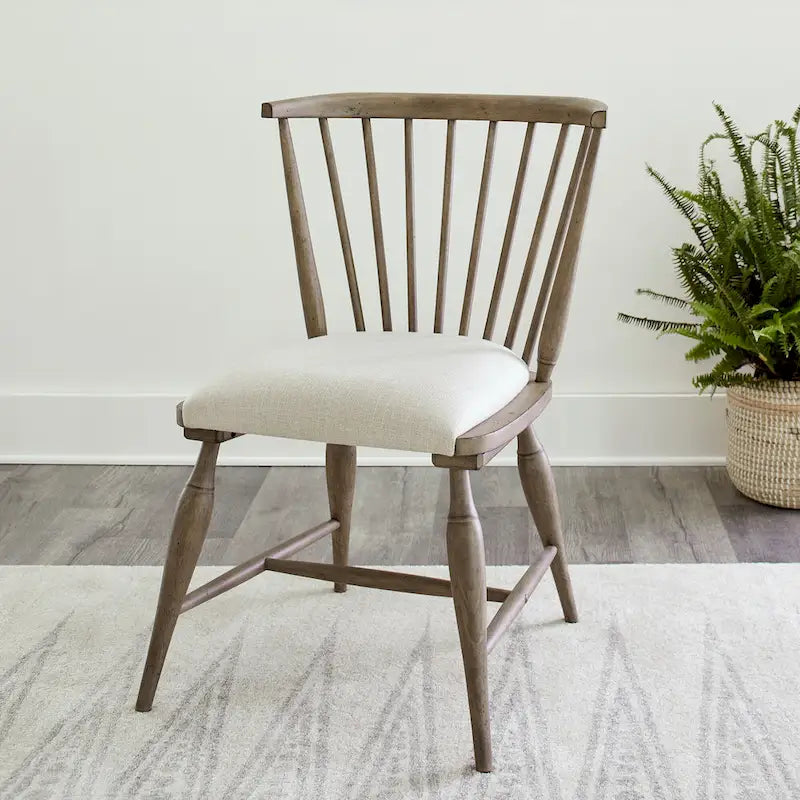 Tavolo rettangolare Americana Farmhouse Dusty Taupe 7 pezzi