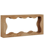 Tavolino/consolle da divano a 2 ripiani in legno per ingresso/soggiorno