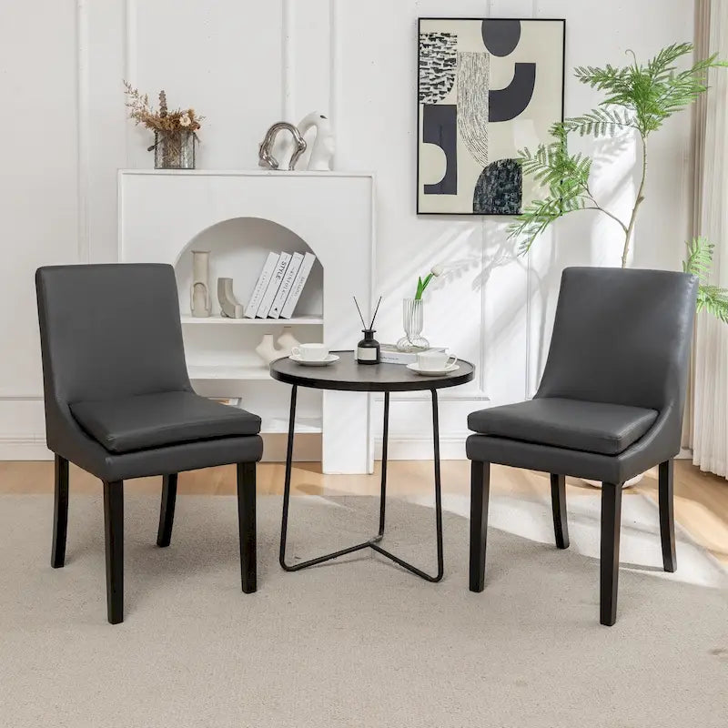 Sedie da pranzo moderne, confezione da 2, sedie imbottite per cucina e sala da pranzo