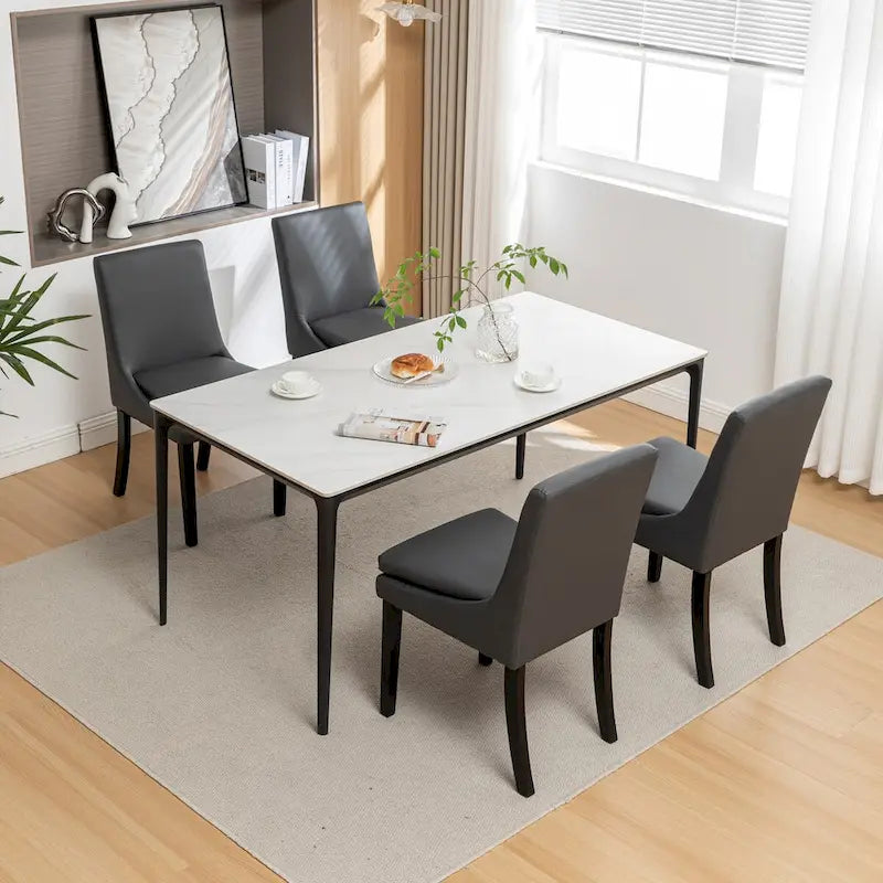 Sedie da pranzo moderne, confezione da 2, sedie imbottite per cucina e sala da pranzo