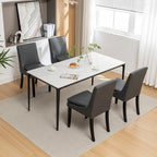 Sedie da pranzo moderne, confezione da 2, sedie imbottite per cucina e sala da pranzo