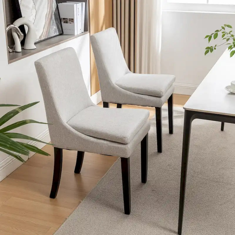 Sedie da pranzo moderne, confezione da 2, sedie imbottite per cucina e sala da pranzo