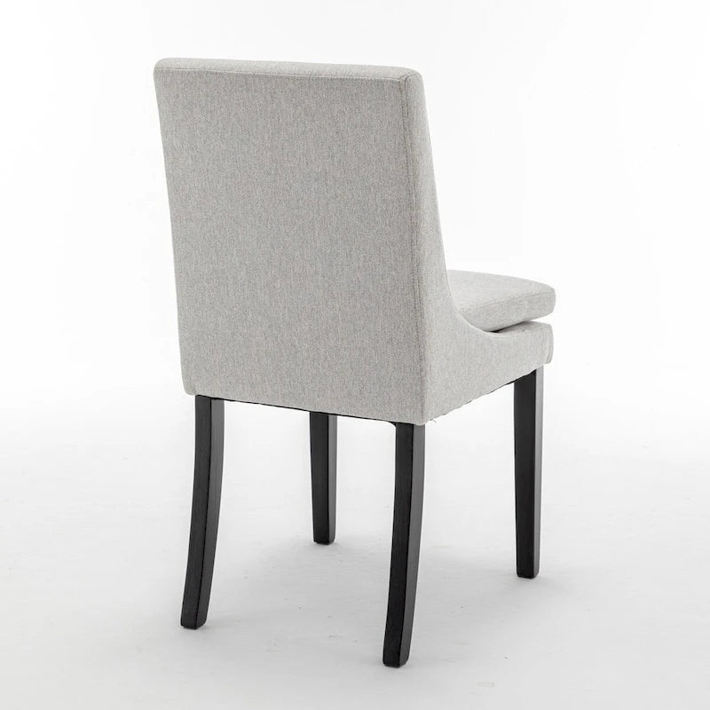 Sedie da pranzo moderne, confezione da 2, sedie imbottite per cucina e sala da pranzo
