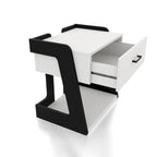 Tavolino da caffè e tavolino laterale moderni bianchi con piano sollevabile