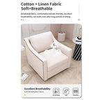Credenza mobile da soggiorno 152 cm, 3 cassetti e 3 ante, Legno rustico marrone