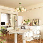 Comò Contenitore Bianco con 6 Cassetti per Camera da Letto, Sala da Pranzo e Cucina